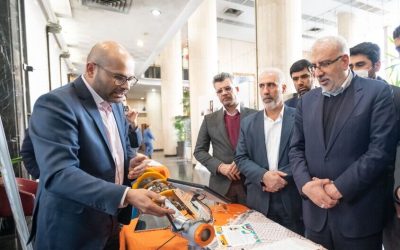 بازدید وزیر نفت از نمایشگاه توسعه فناوری، ایده‌های نوآورانه و کار جهادی